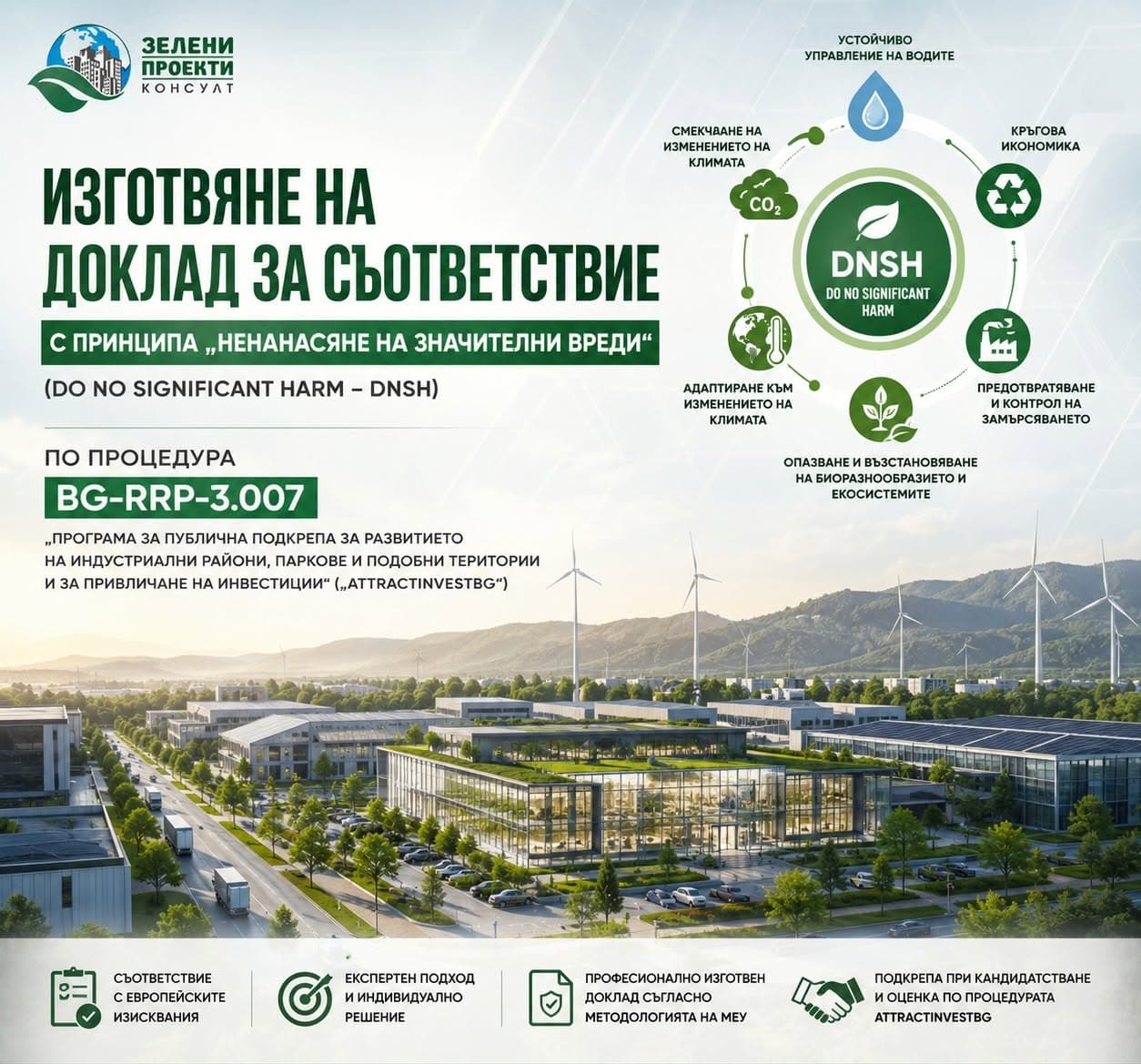 Доклад за съответствие с принципа DNSH